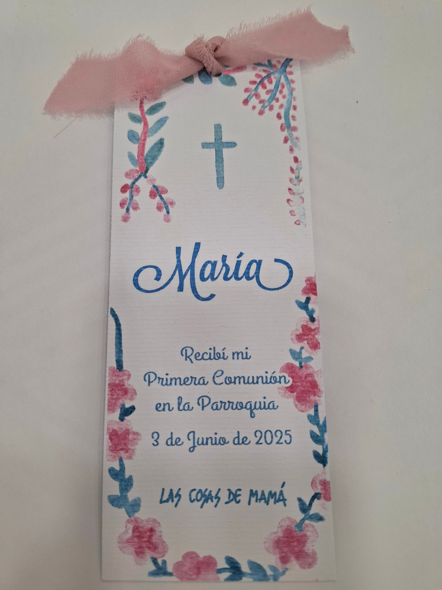 Lote 16 RECORDATORIOS MODELO FLORES