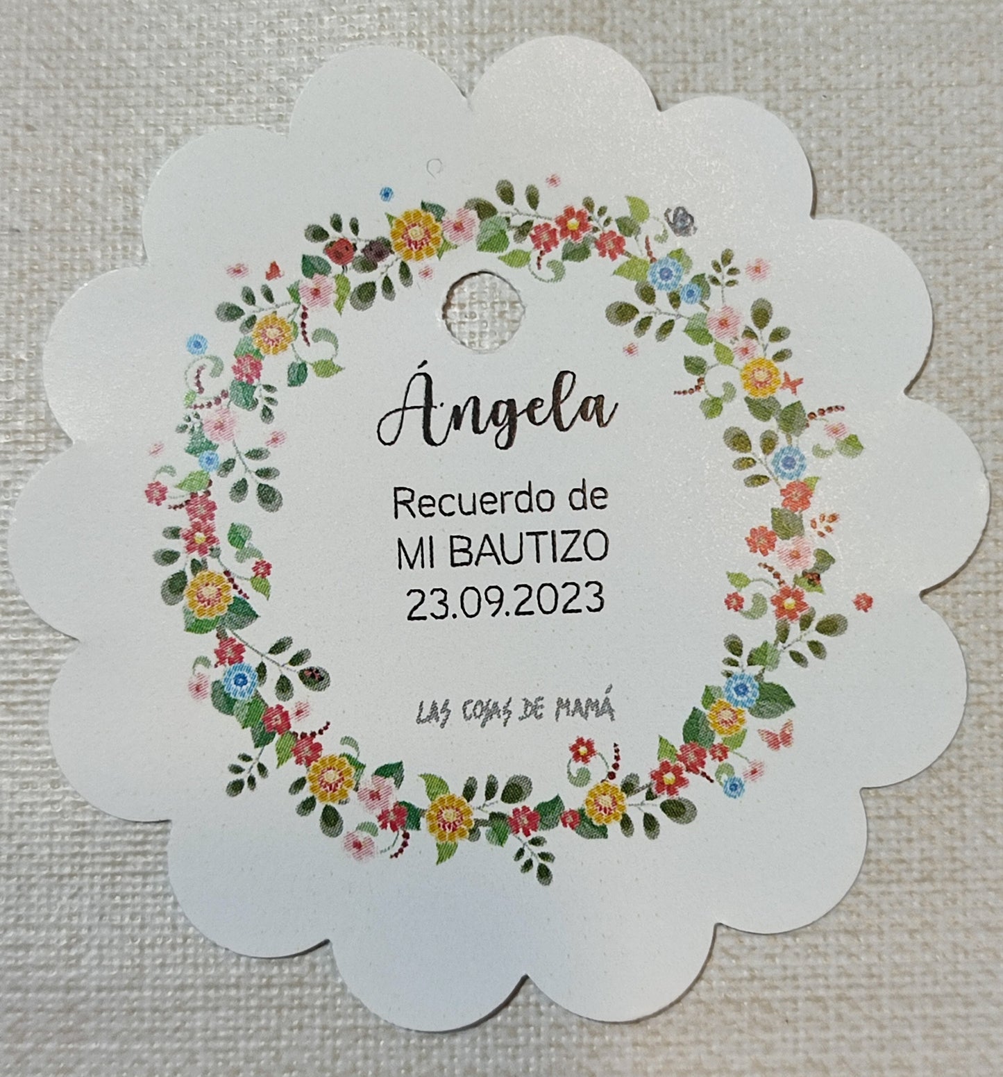 ETIQUETA BAUTIZO