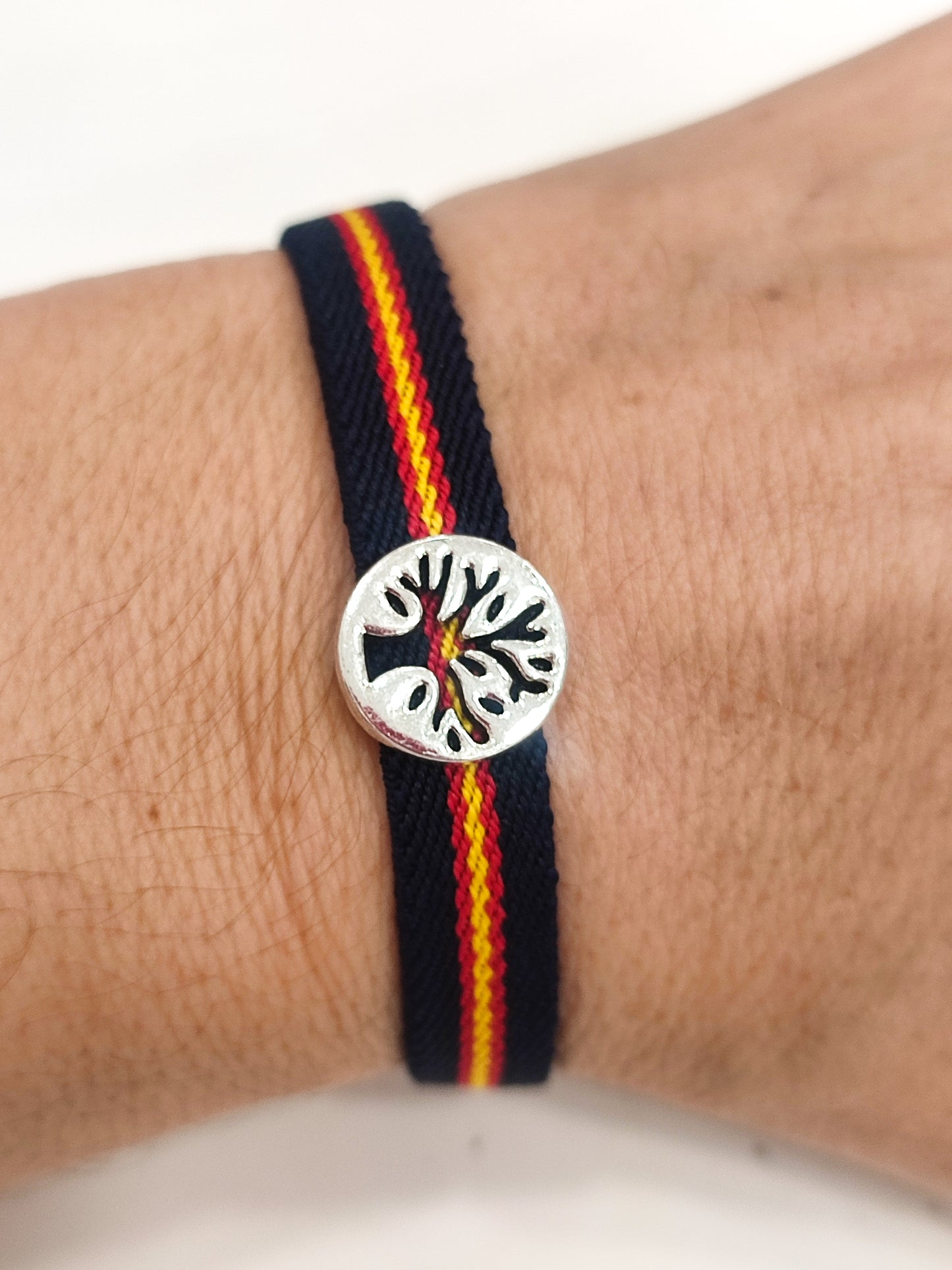 Pulsera BANDERA ESPAÑA MARINO