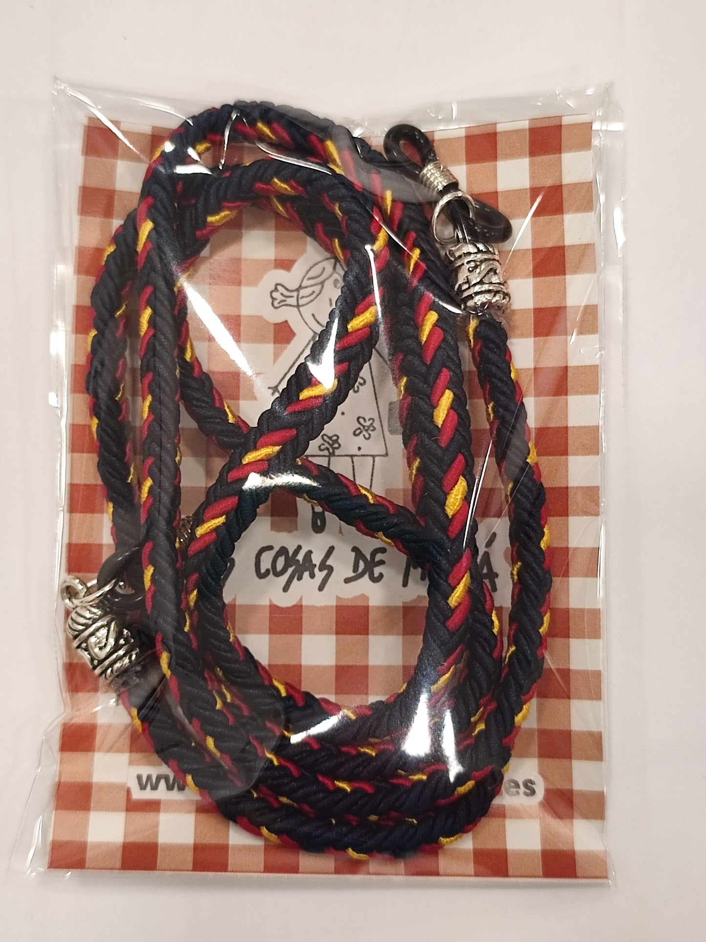 Cordón gafas BANDERA ESPAÑA MARINO