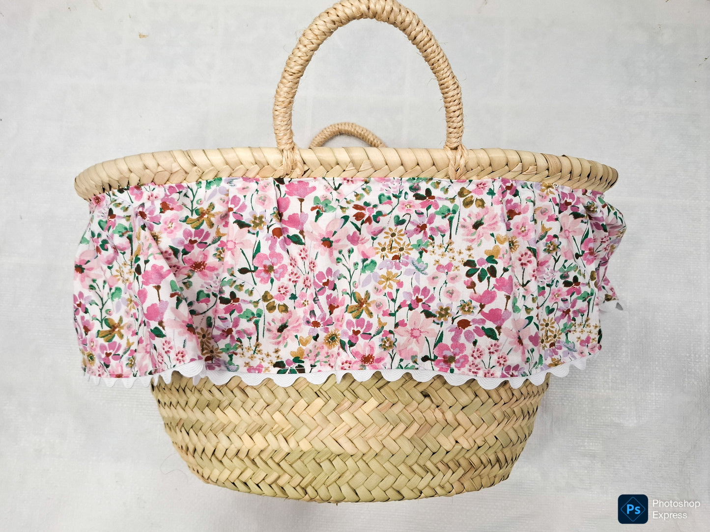 Cesto y toalla TURQUESA personalizada con nombre