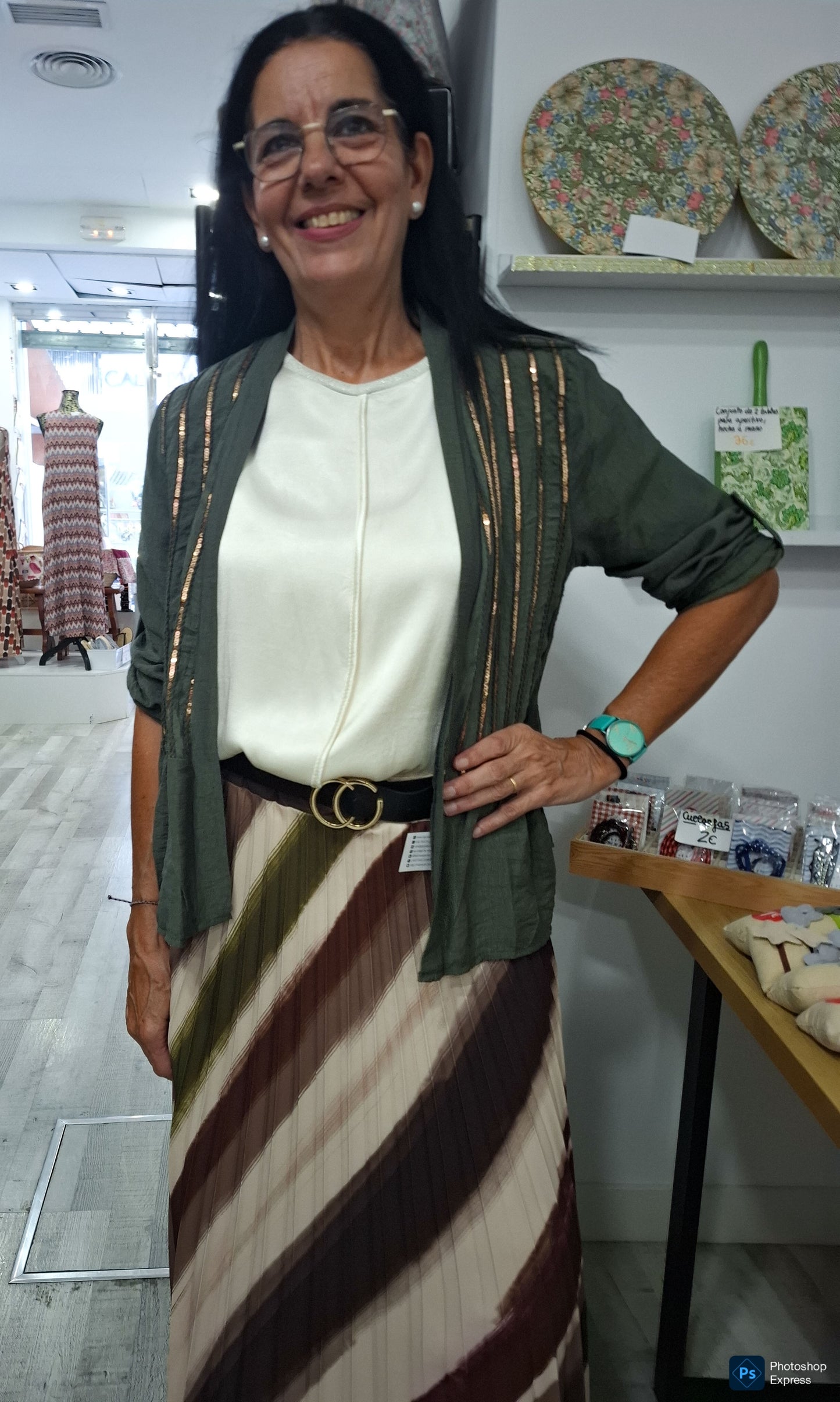 Falda plisada IRIS