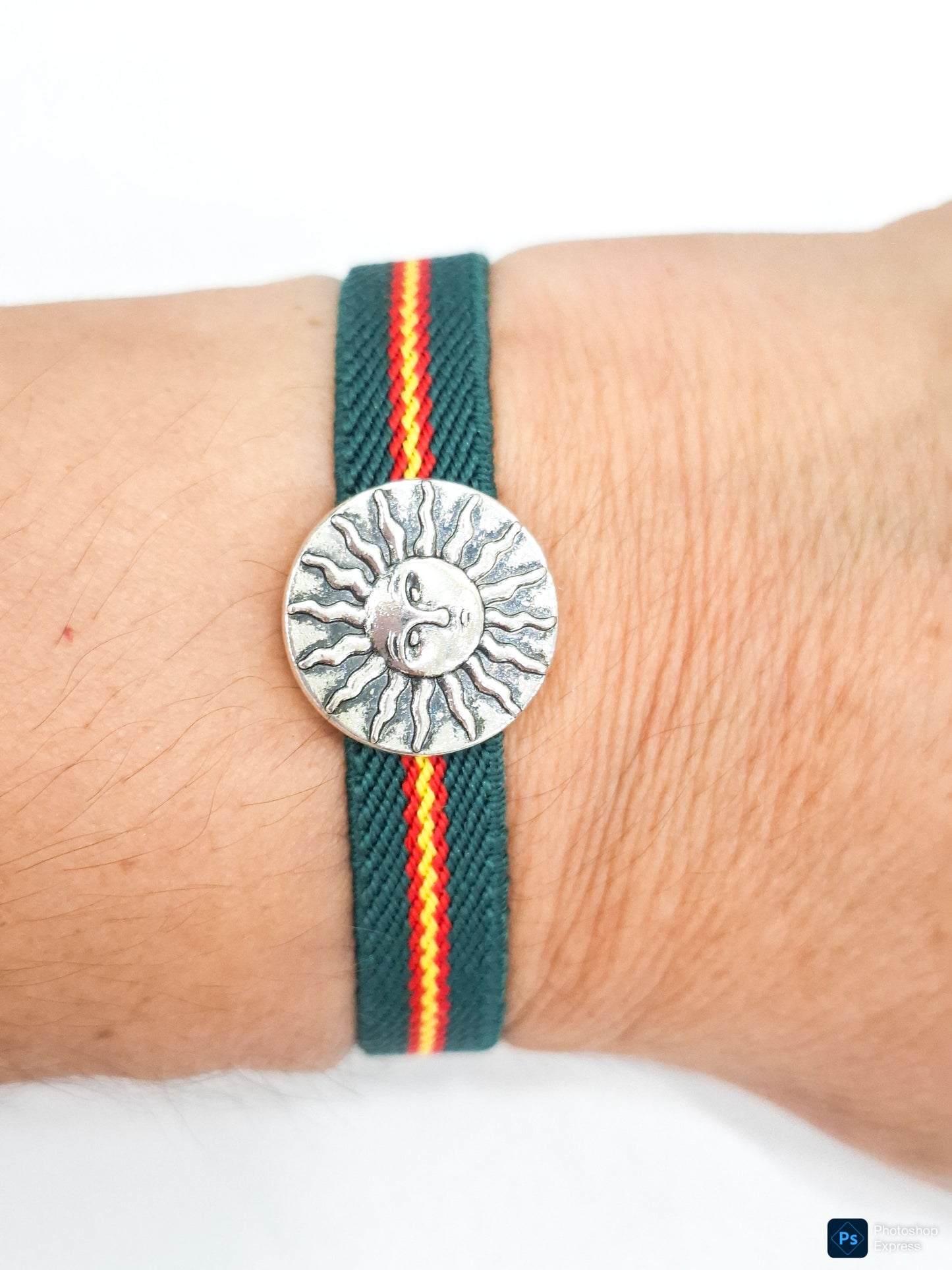 Pulsera BANDERA ESPAÑA VERDE