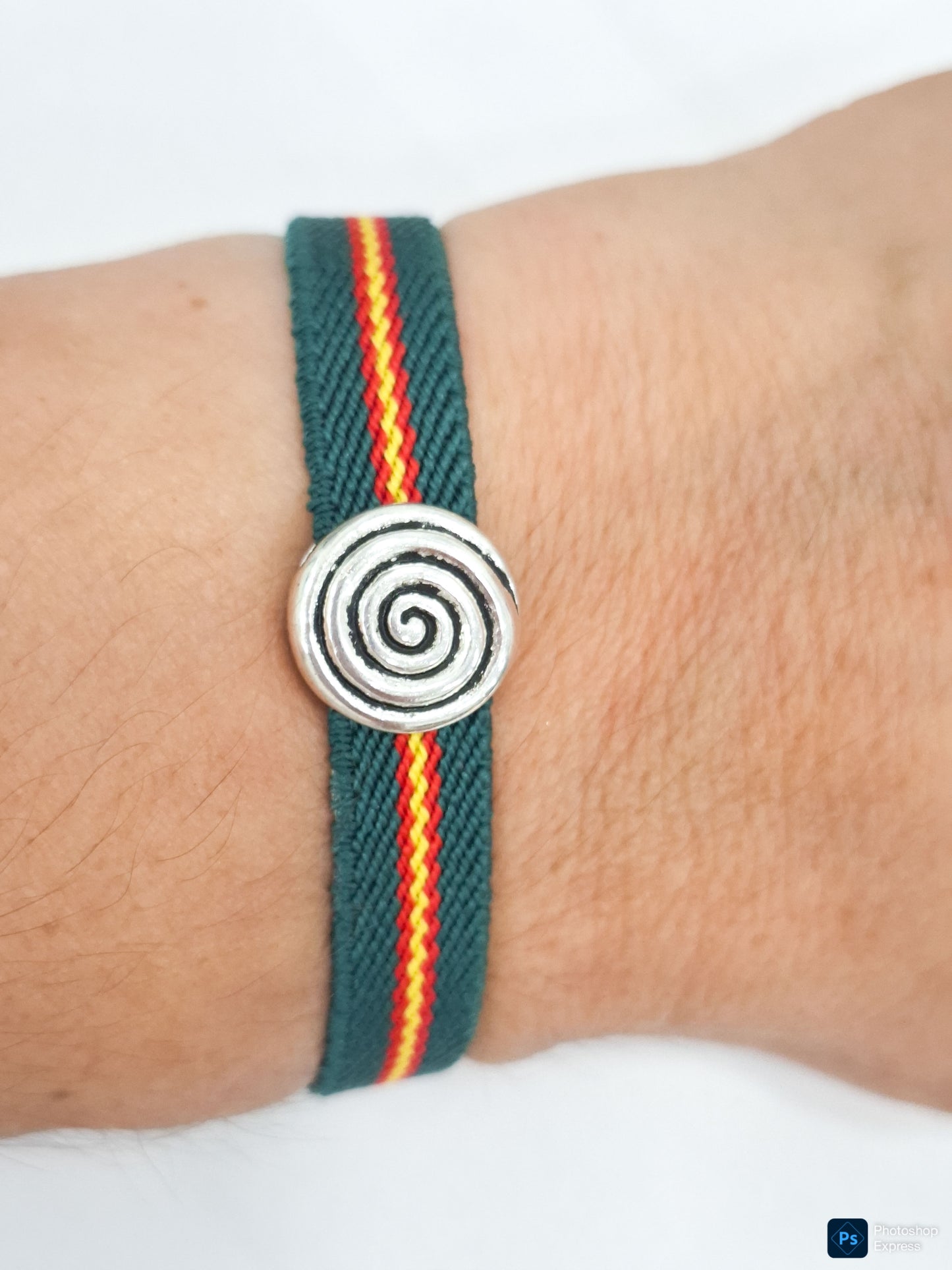 Pulsera BANDERA ESPAÑA VERDE