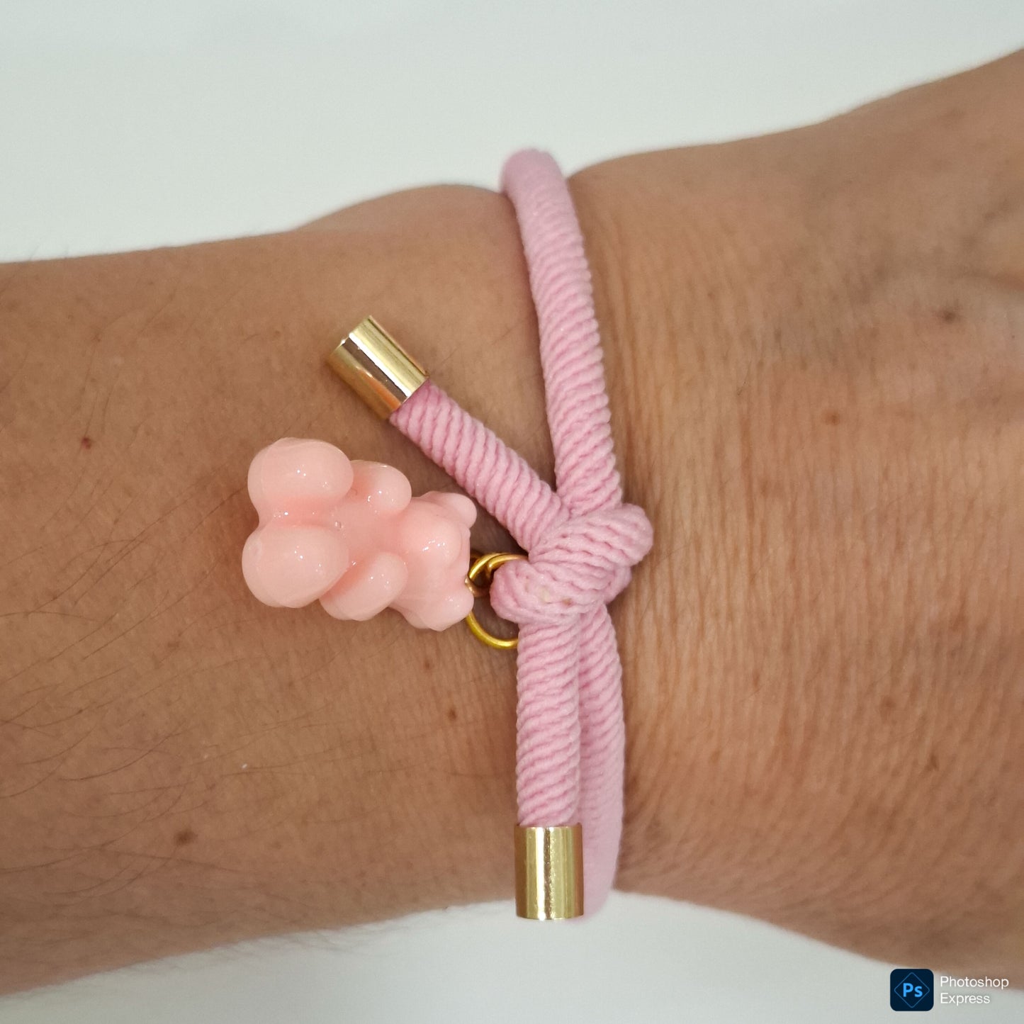 Pulsera nudo OSO acrílico
