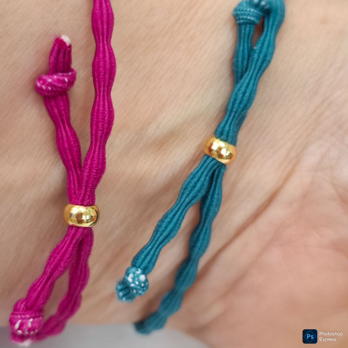 Pulsera goma rizada CUPCAKE