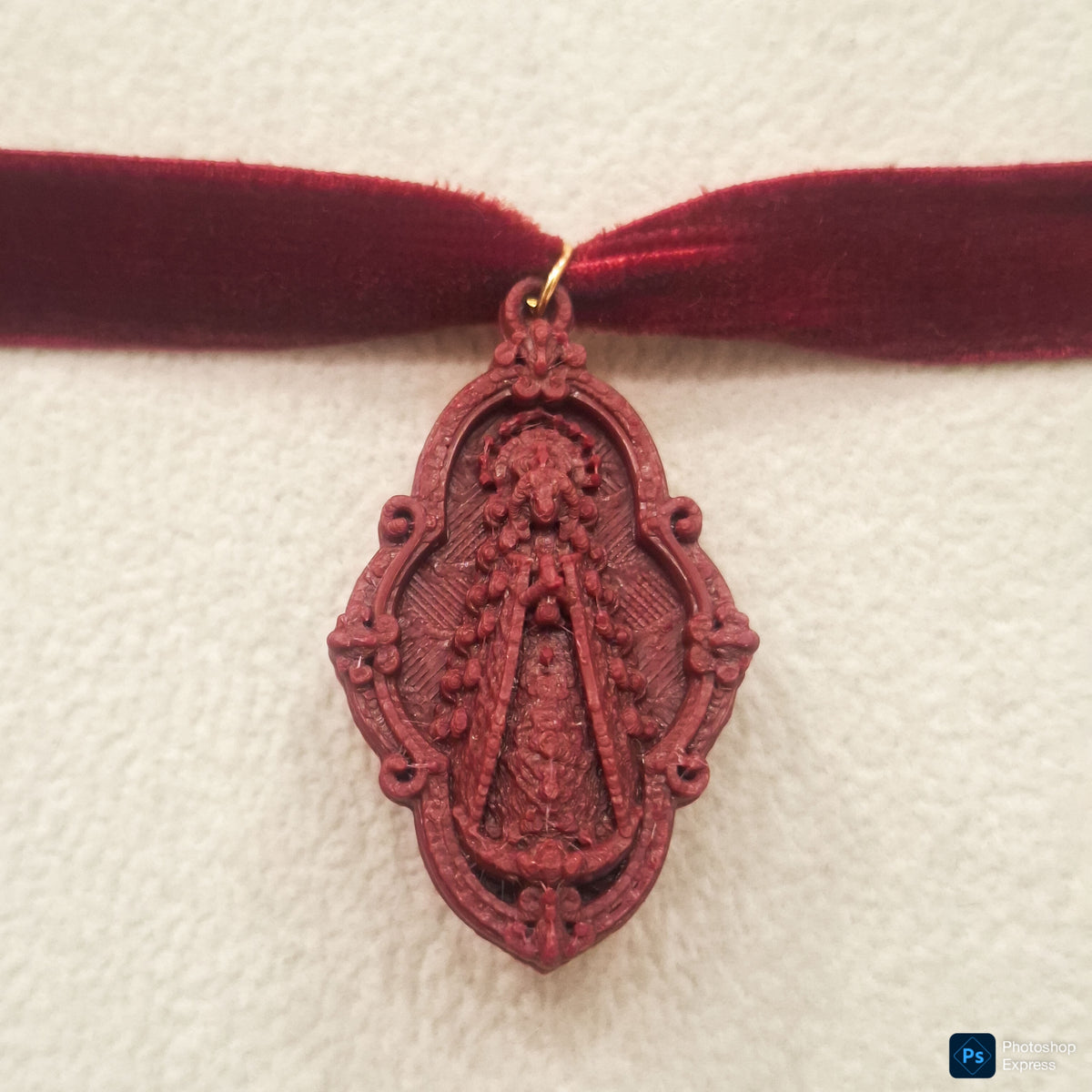 Collar elástico TERCIOPELO VIRGEN DEL ROCÍO