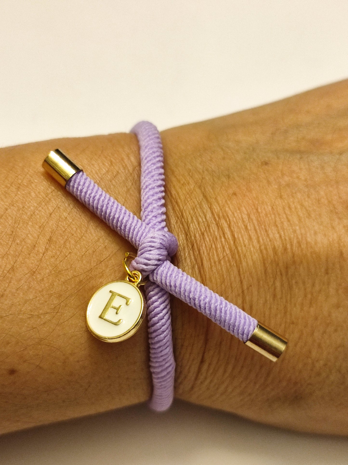 Pulsera nudo INICIAL E