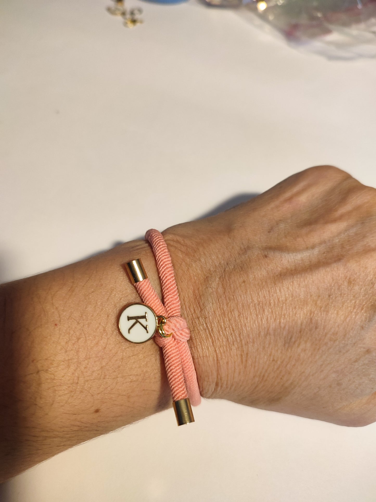 Pulsera nudo INICIAL K