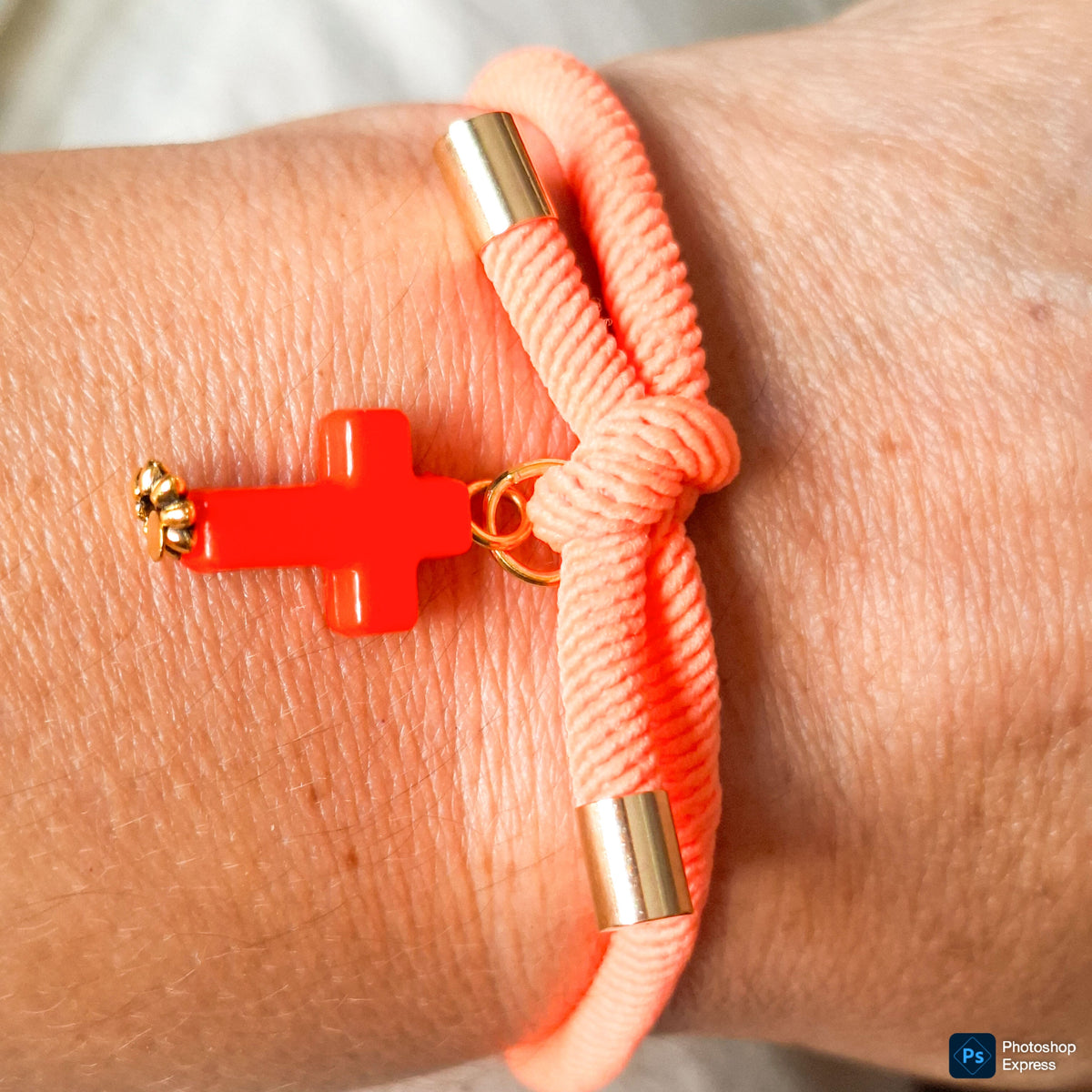 Pulsera nudo CRUZ