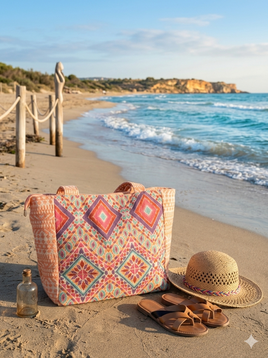 Bolsa playa ROMBOS