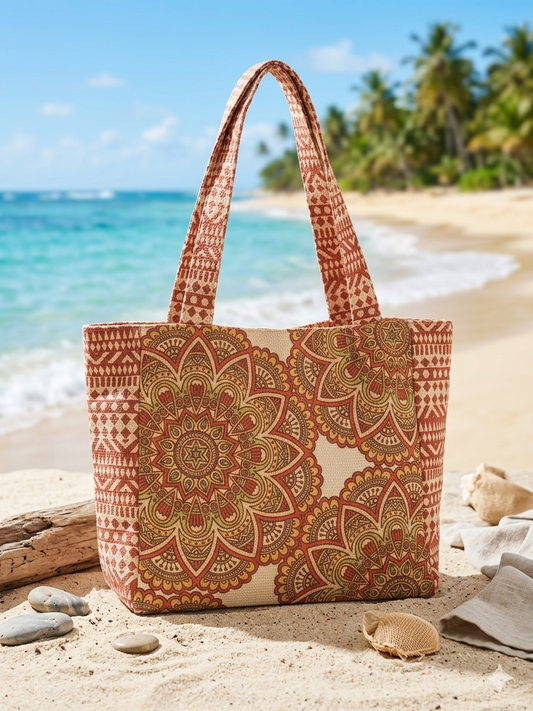 Bolsa playa ROMBOS MANDALA