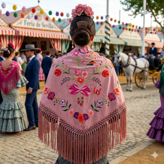 Mantón ROSA