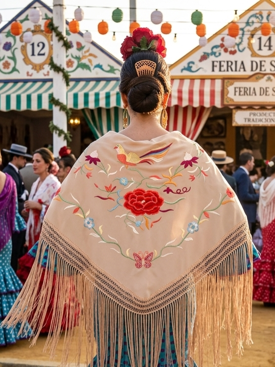 Mantón BEIGE