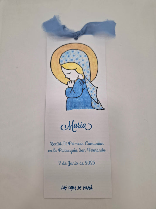 Recordatorio / Separapáginas VIRGEN NIÑA con LAZO