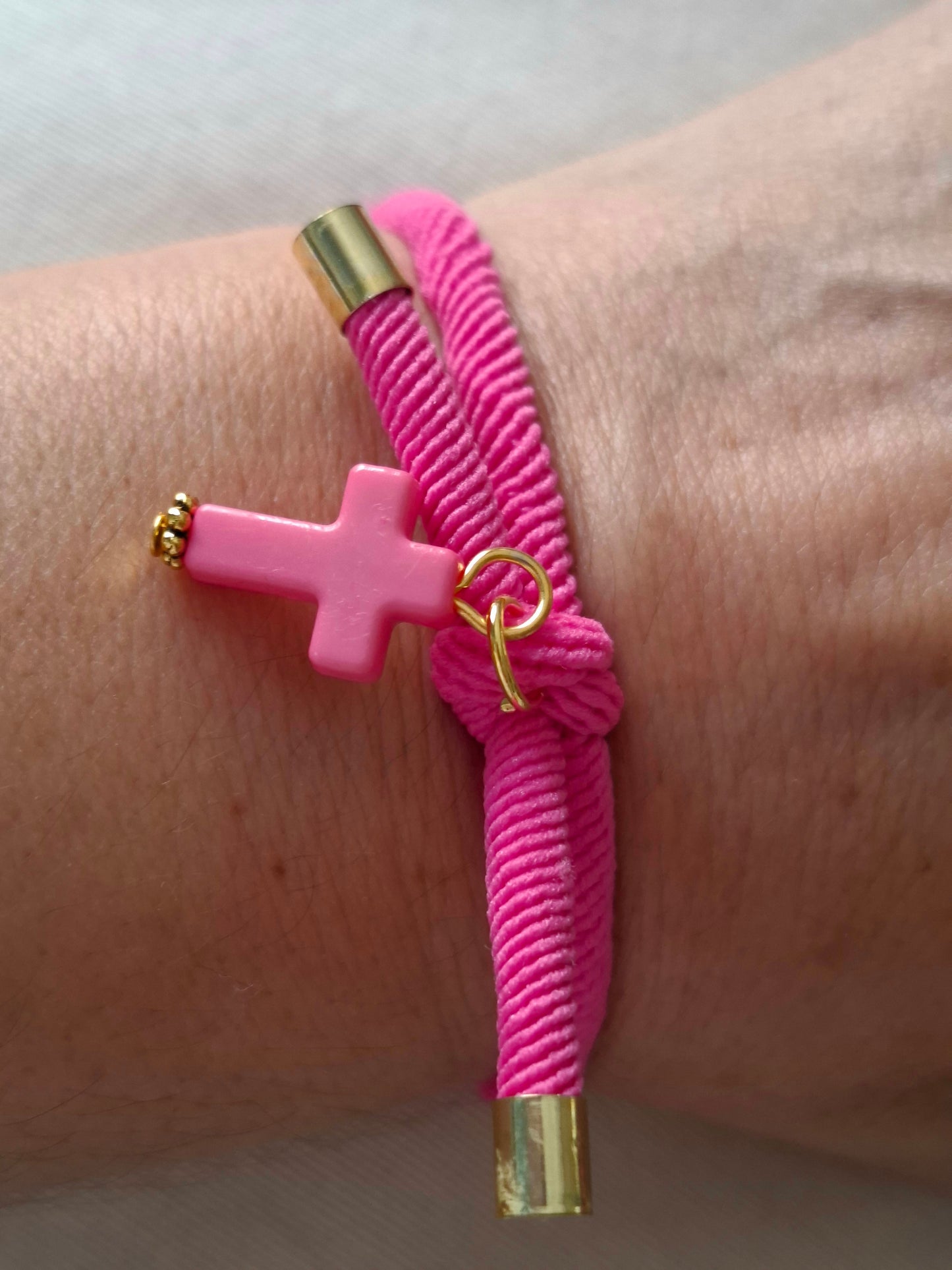 Pulsera nudo CRUZ