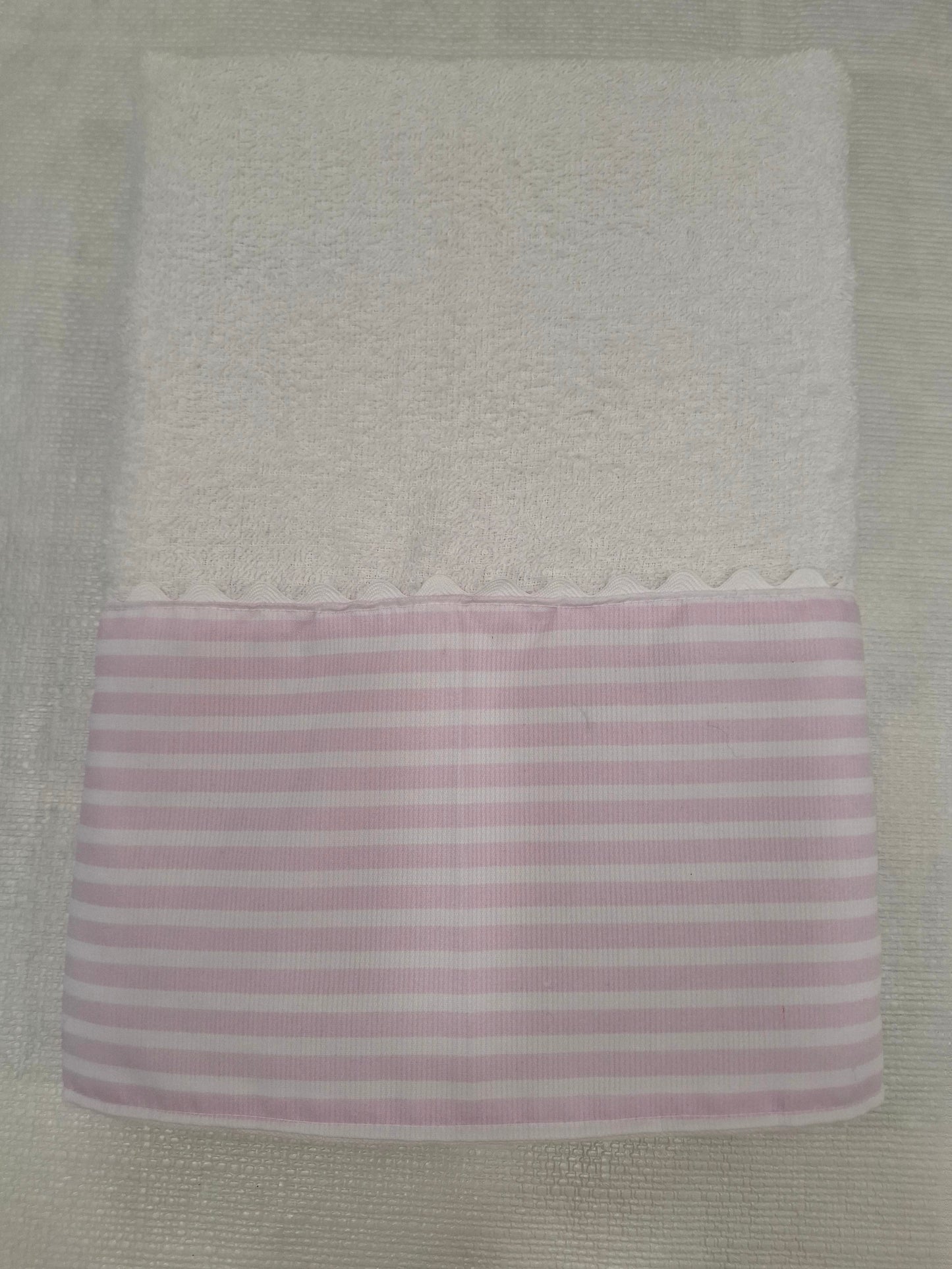 Mochila y toalla RAYAS rosa