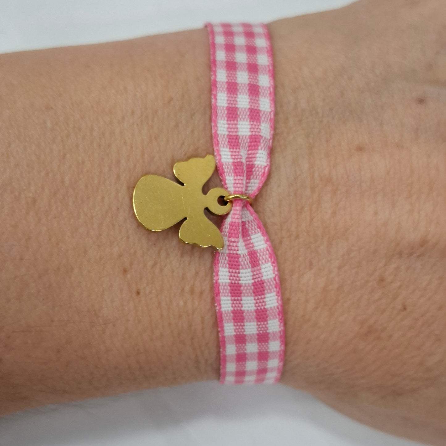 Pulsera cuadro Vichy ANGELITO