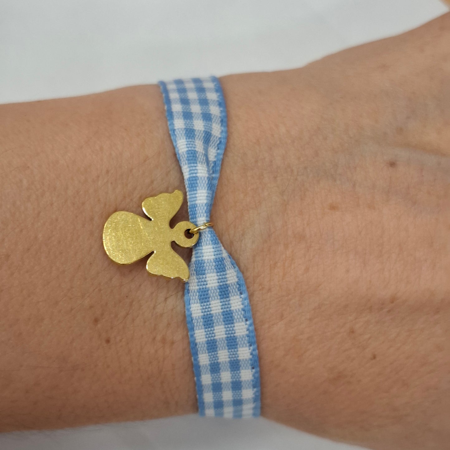 Pulsera cuadro Vichy ANGELITO