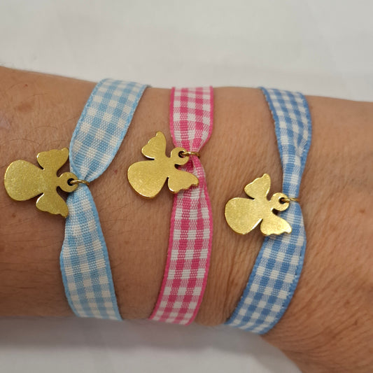 Pulsera cuadro Vichy ANGELITO