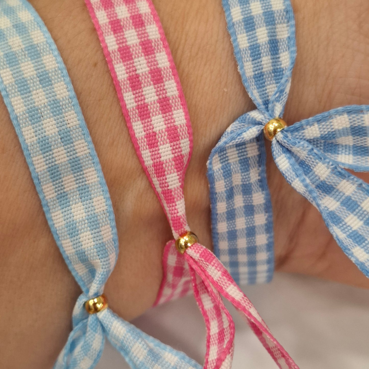 Pulsera cuadro Vichy ANGELITO
