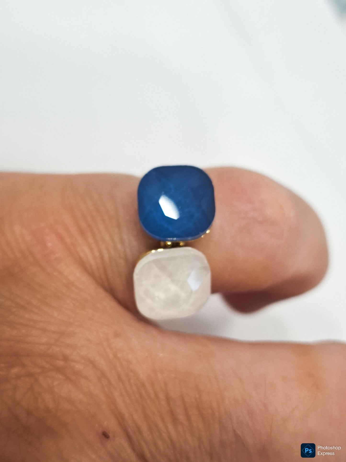 ANILLO POM Azul