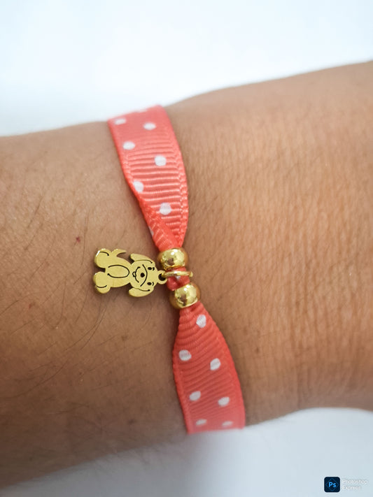Pulsera lunares PERRO acero inoxidable