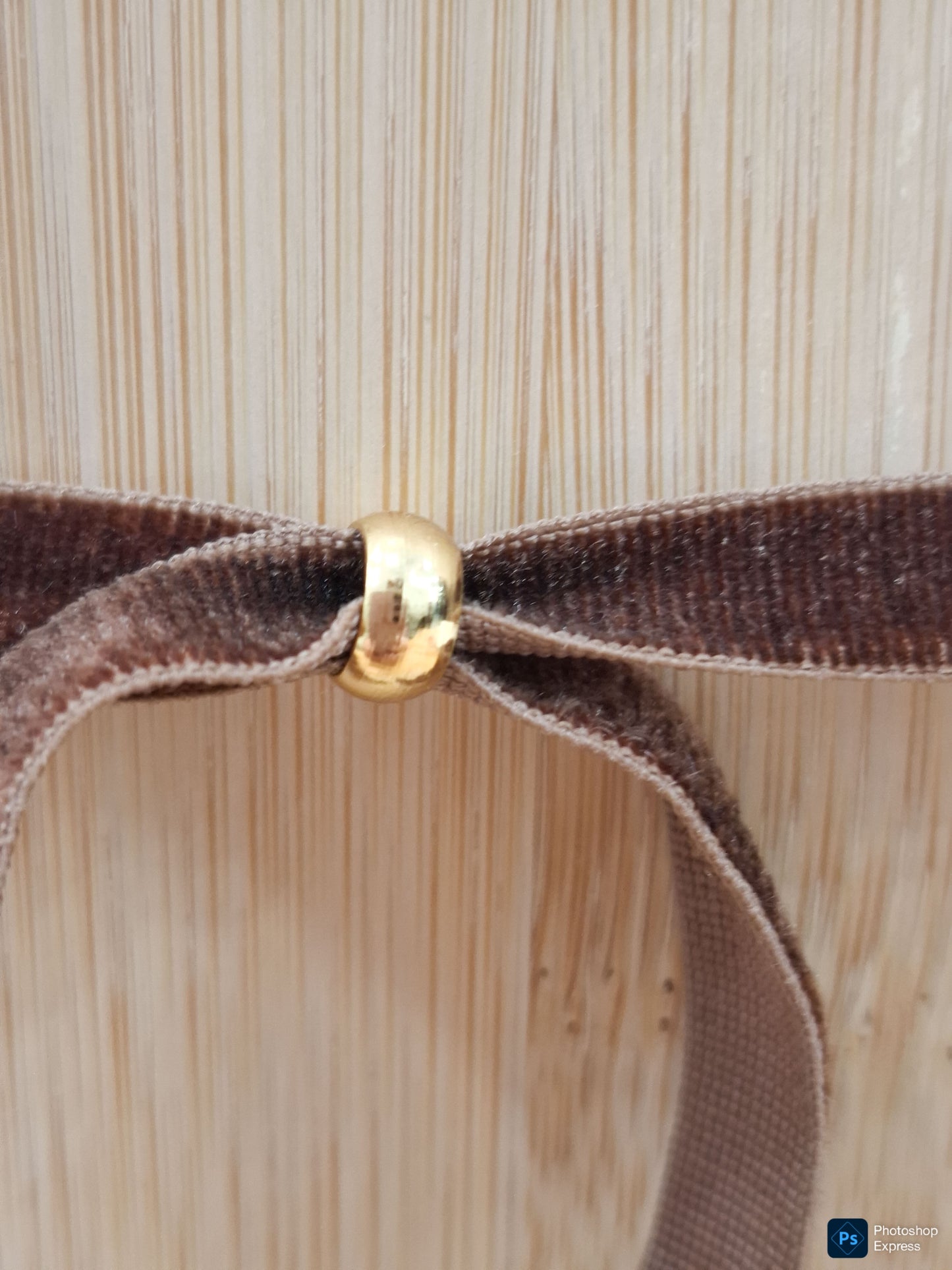 Chóker TERCIOPELO elástico VIRGEN NIÑA