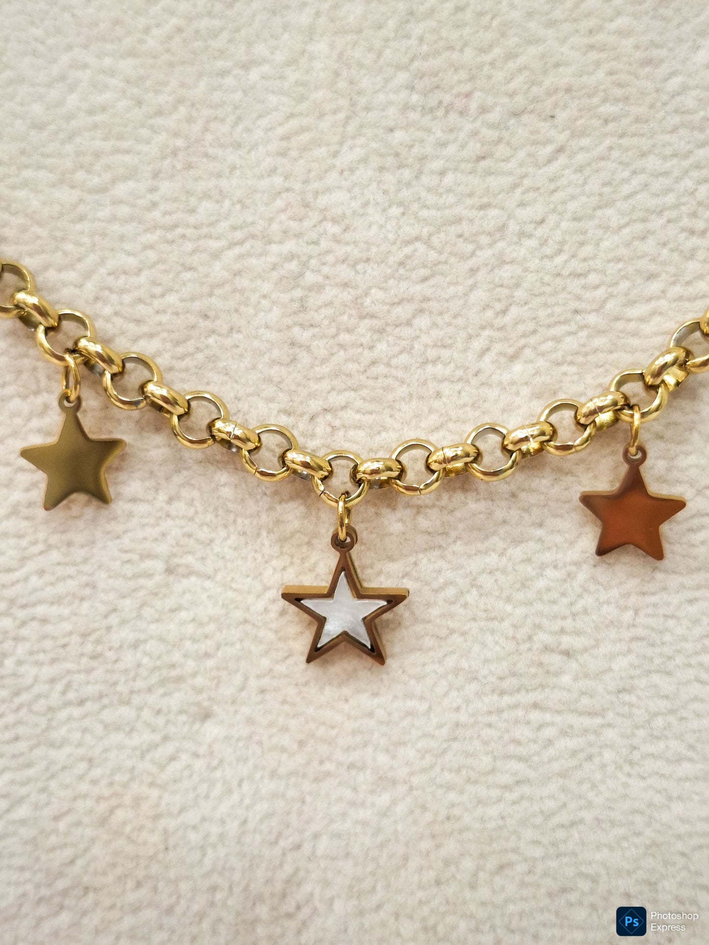 Collar ACERO ESTRELLAS