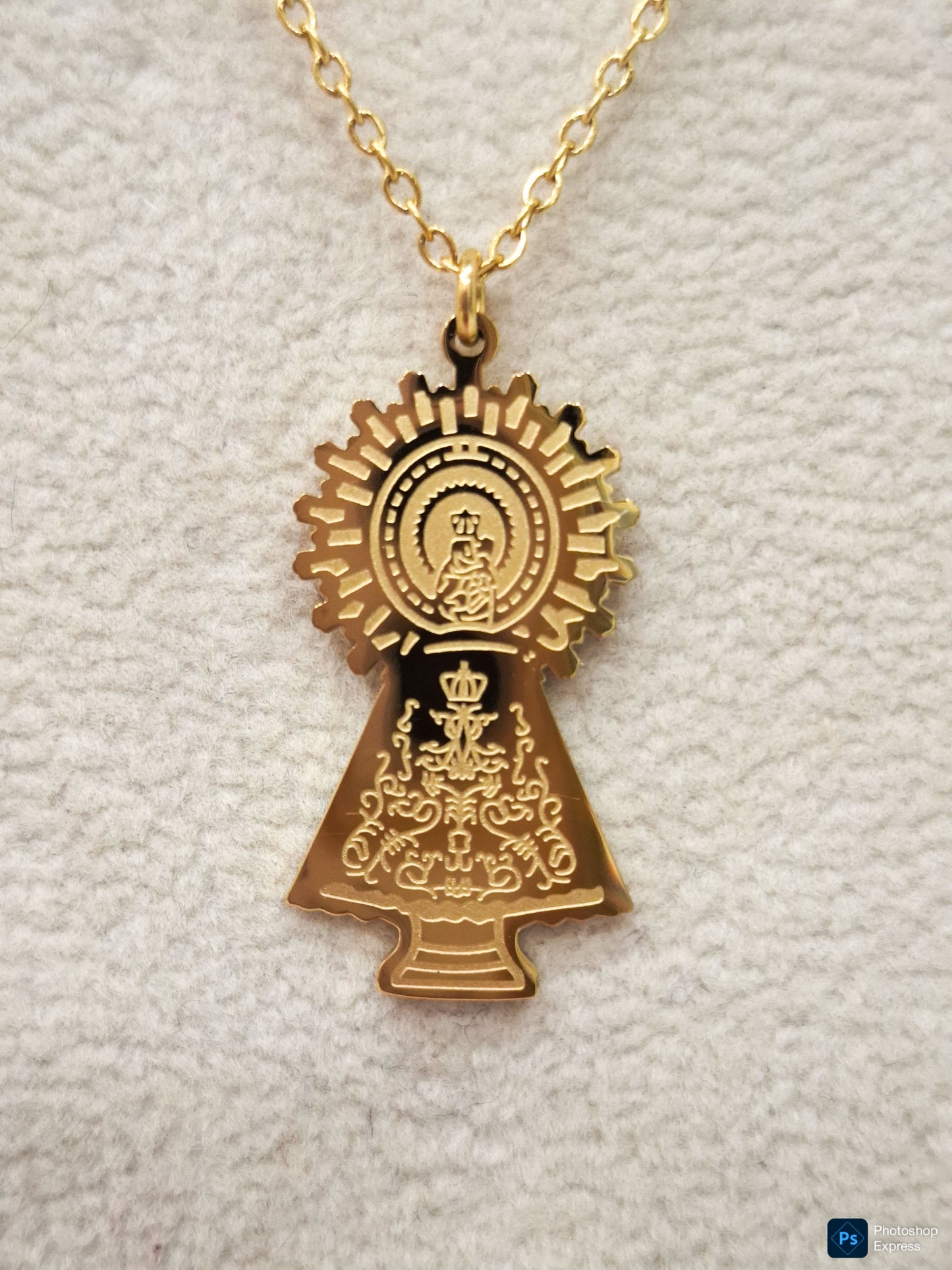 Collar ACERO VIRGEN DEL PILAR