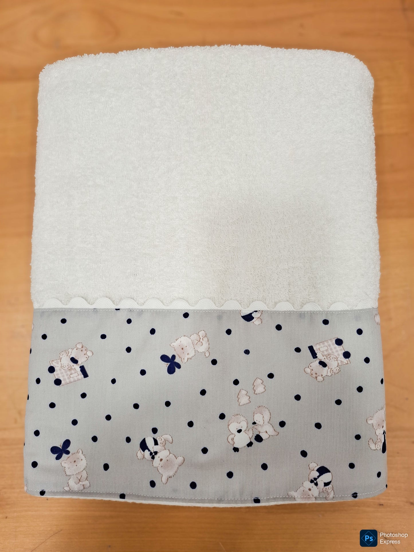 Mochila y toalla GRIS OSITOS
