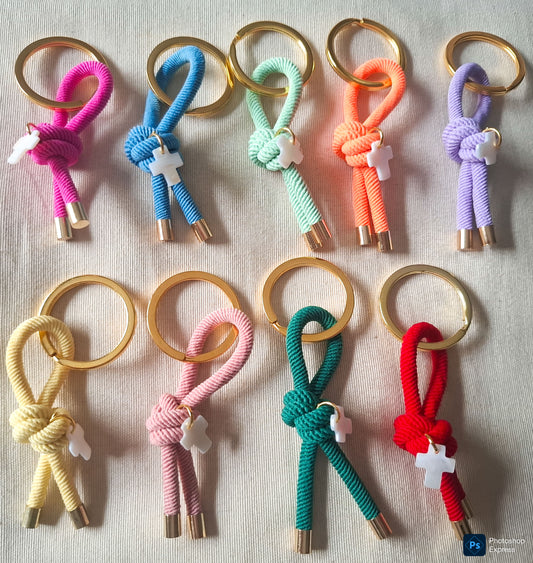 Llavero CRUZ NÁCAR - POR ENCARGO