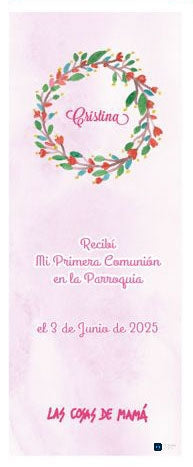 Recordatorio / Separapáginas GUIRNALDA COMUNIÓN