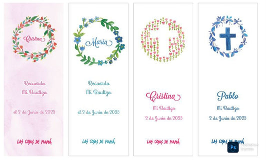 Recordatorio / Separapáginas GUIRNALDA BAUTIZO