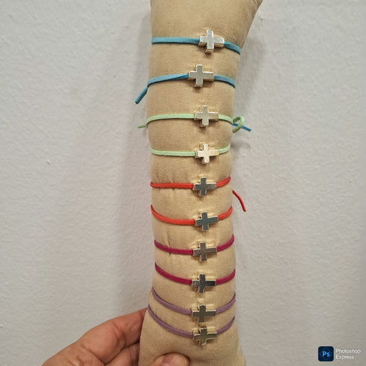 LOTE COMPLETO Pulsera CRUZ ANTE