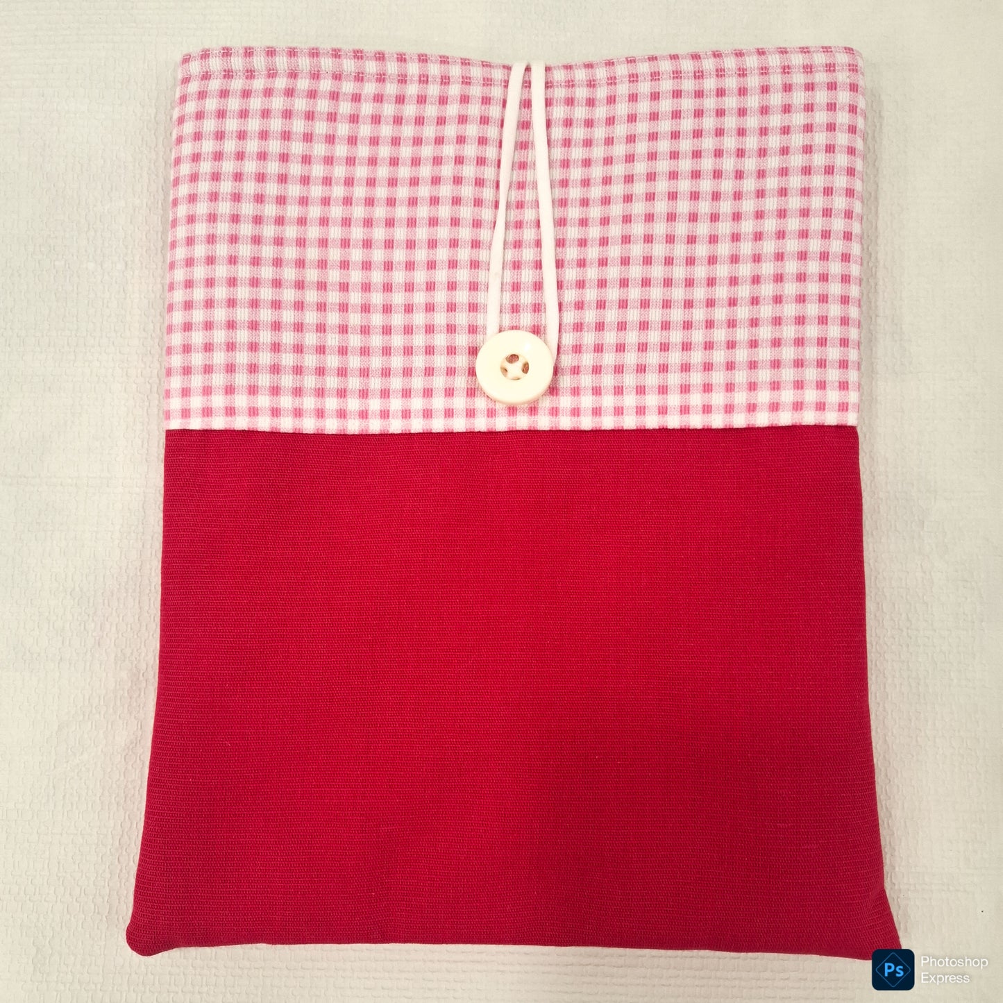 Funda Libro, Ipad o Tablet VICHY fucsia