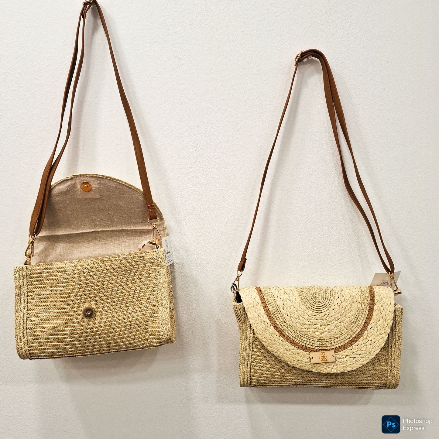 Bolso Cartera Bandolera RAFIA