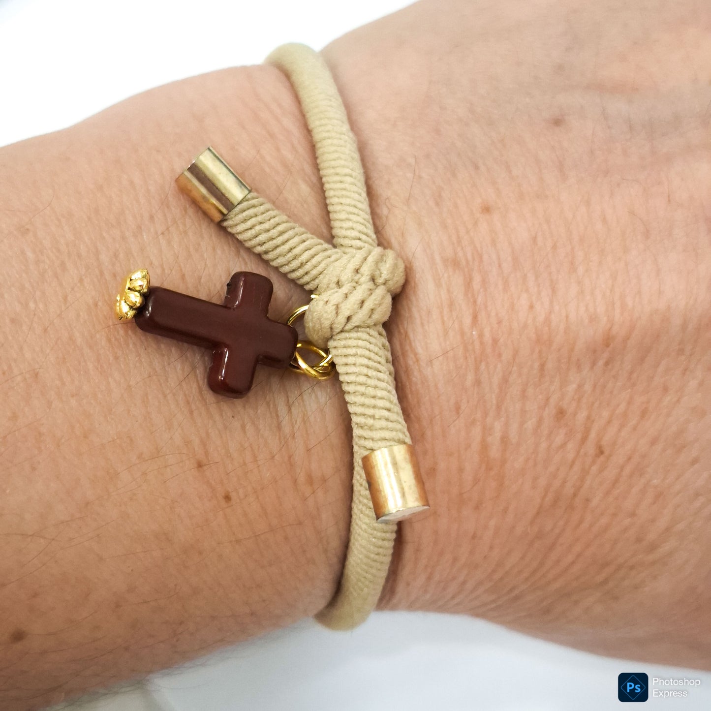 Pulsera nudo CRUZ