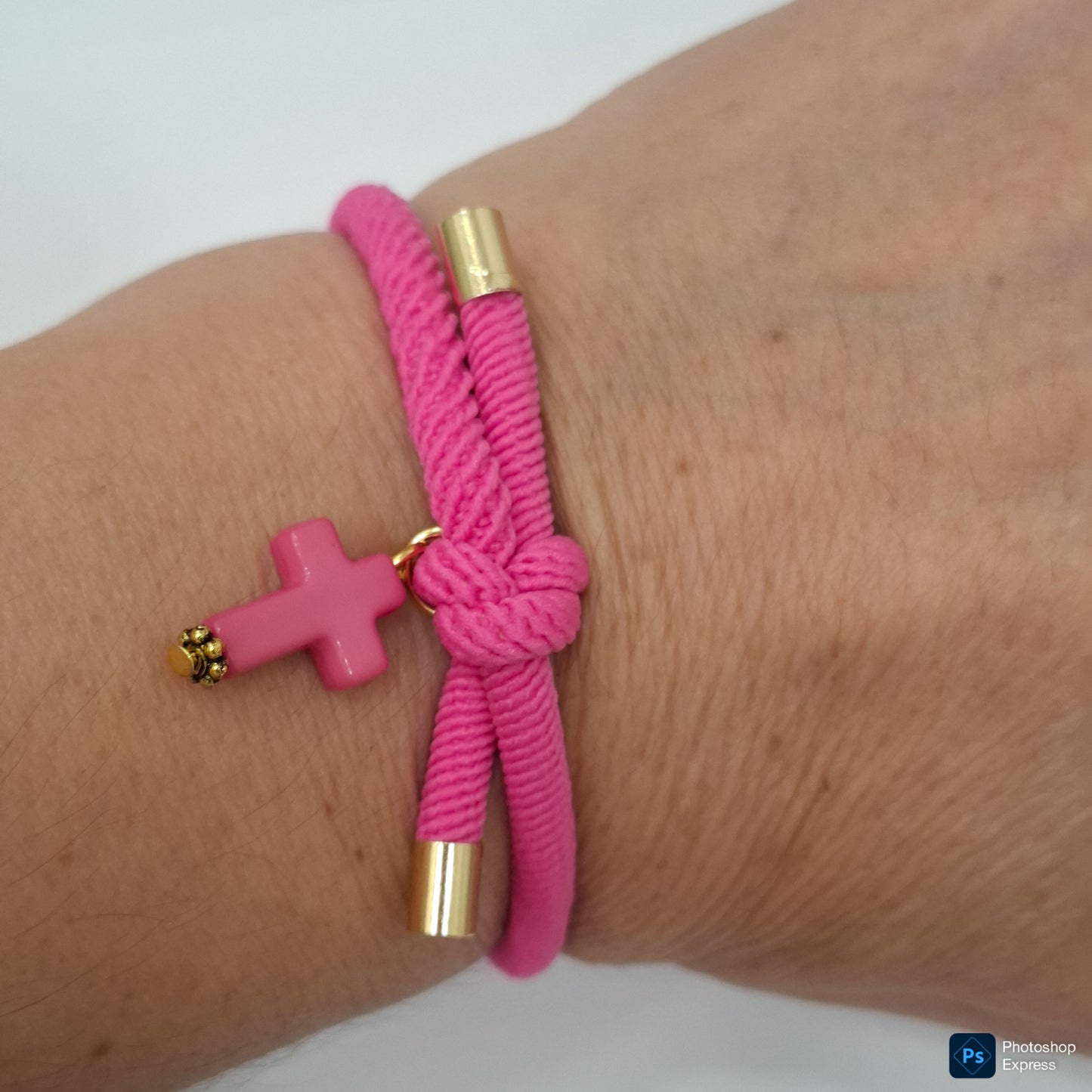 Pulsera nudo CRUZ