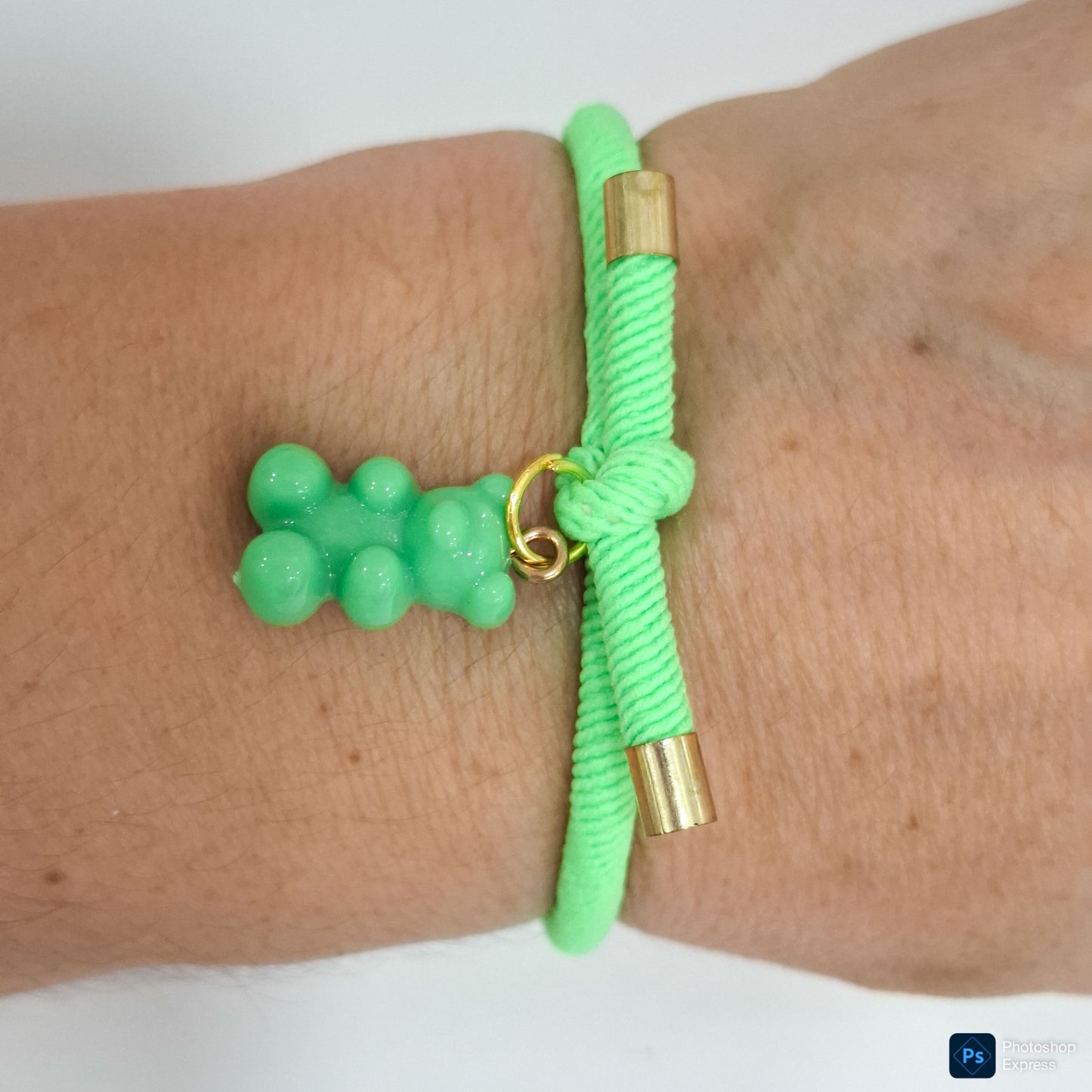 Pulsera nudo OSO acrílico
