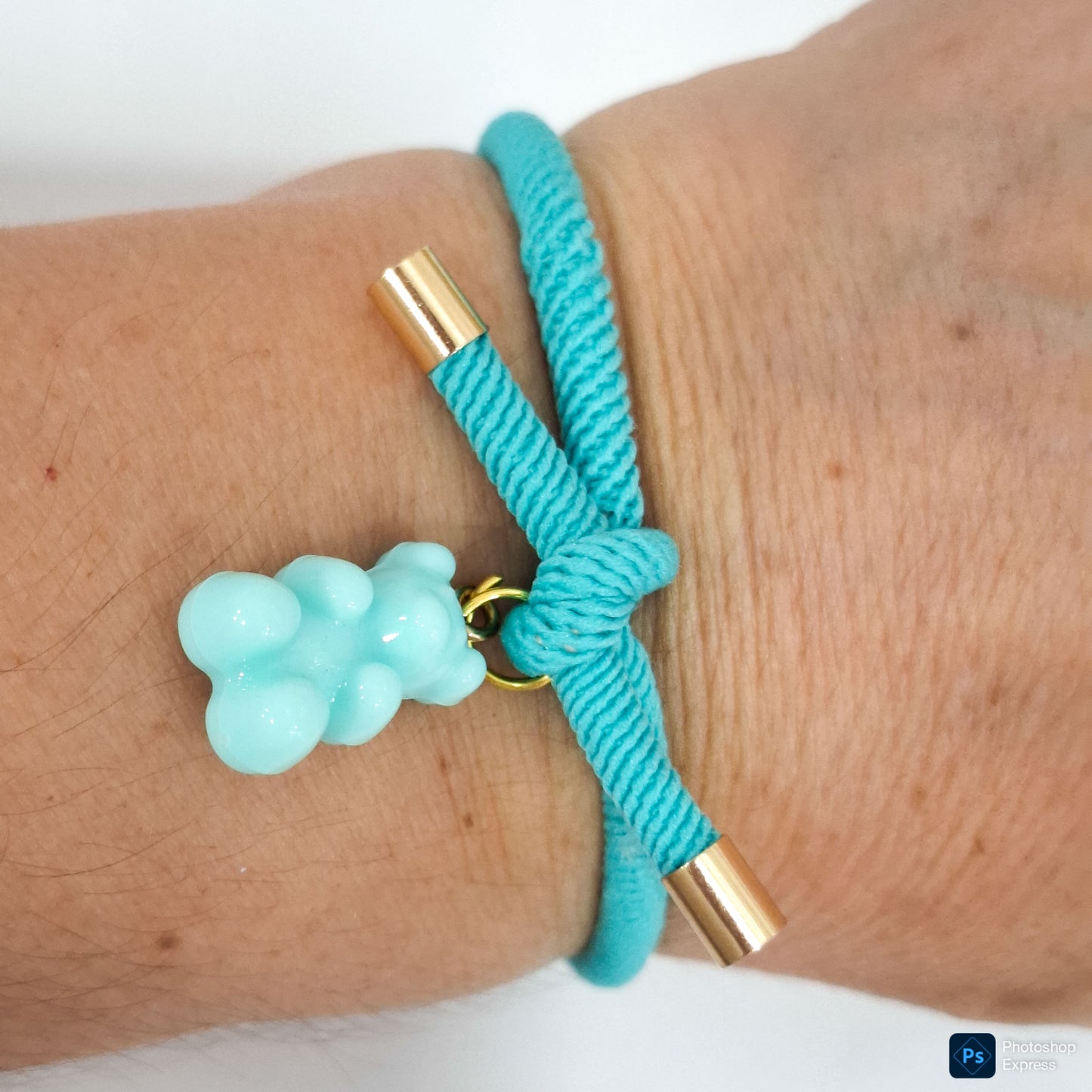 Pulsera nudo OSO acrílico