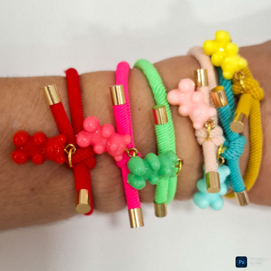 Pulsera nudo OSO acrílico