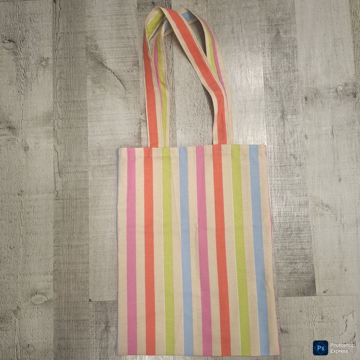 Tote y toalla RAYAS personalizada con nombre