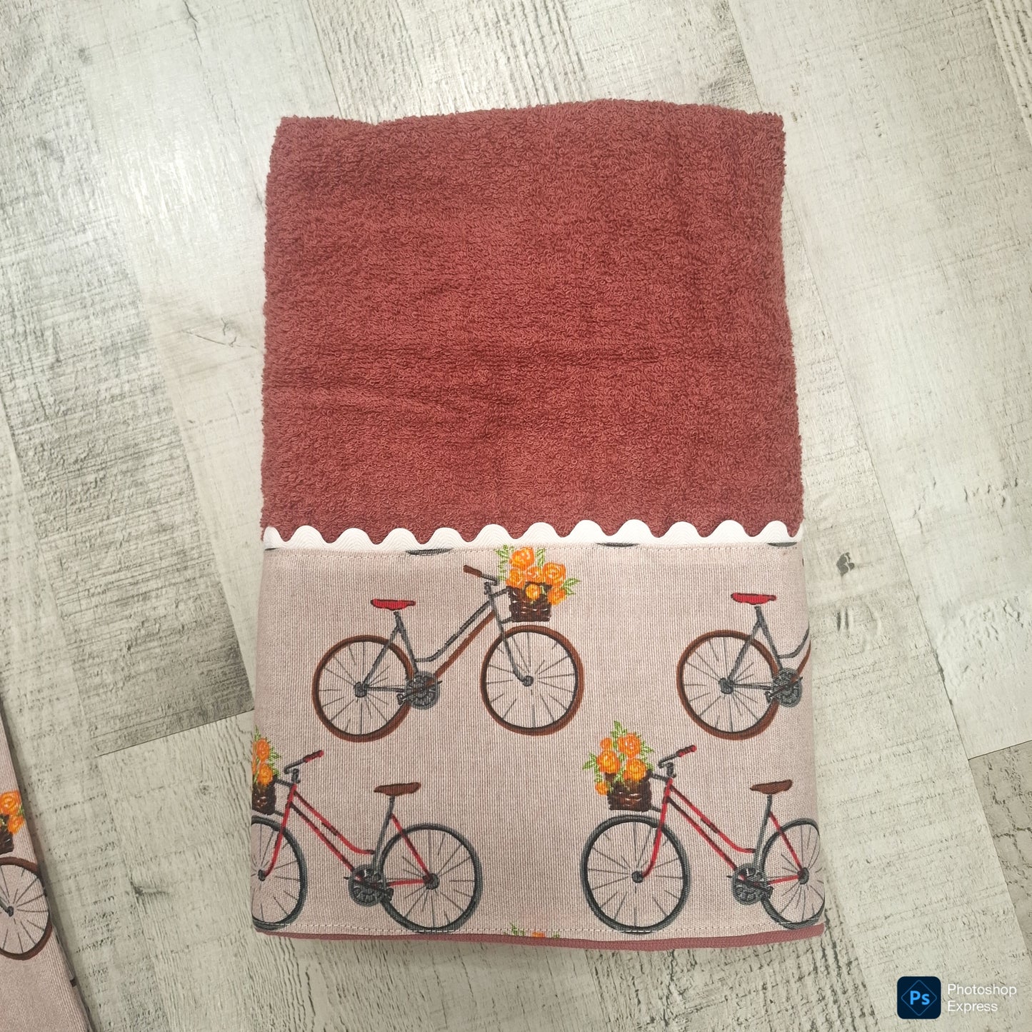 Tote y toalla BICIS personalizada con nombre