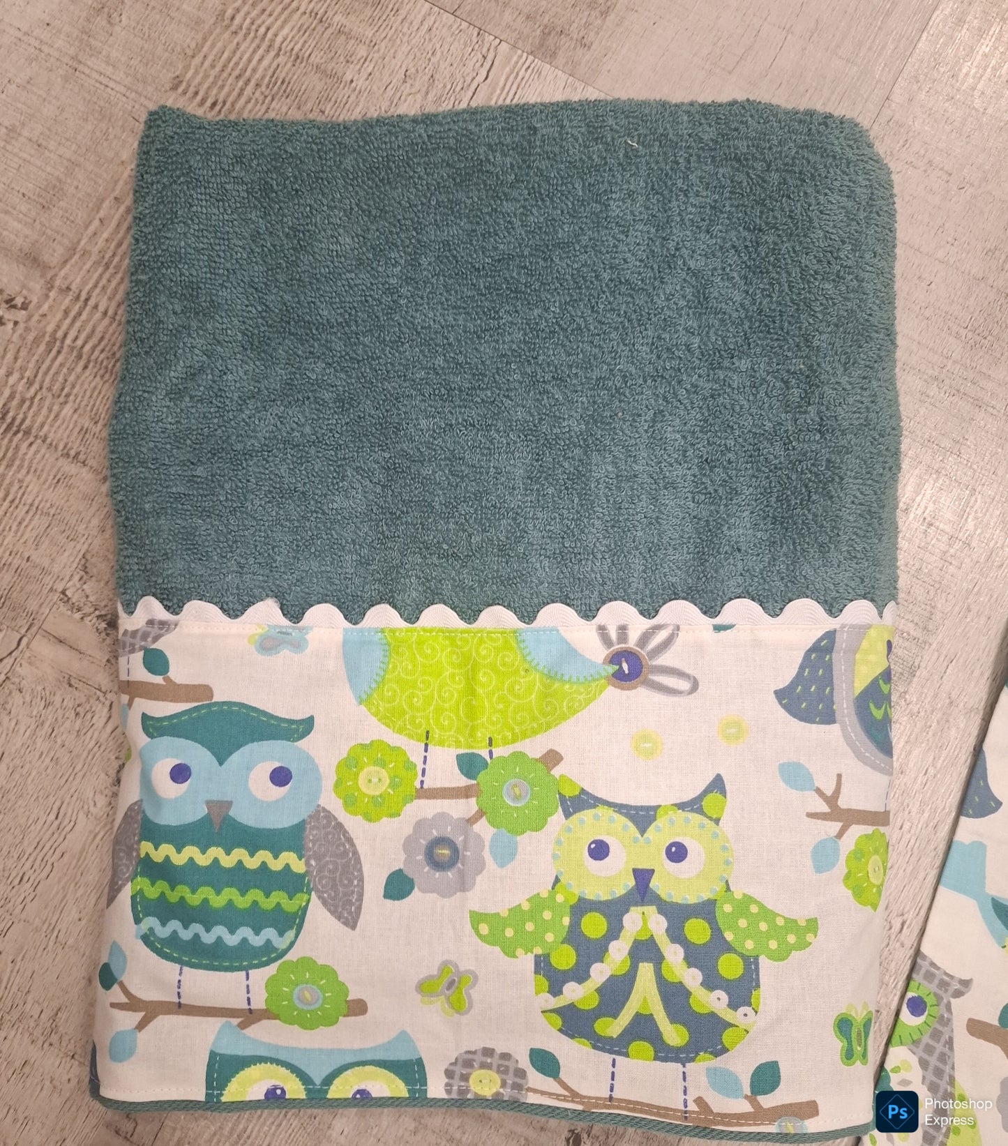 Tote y toalla BÚHOS personalizada con nombre