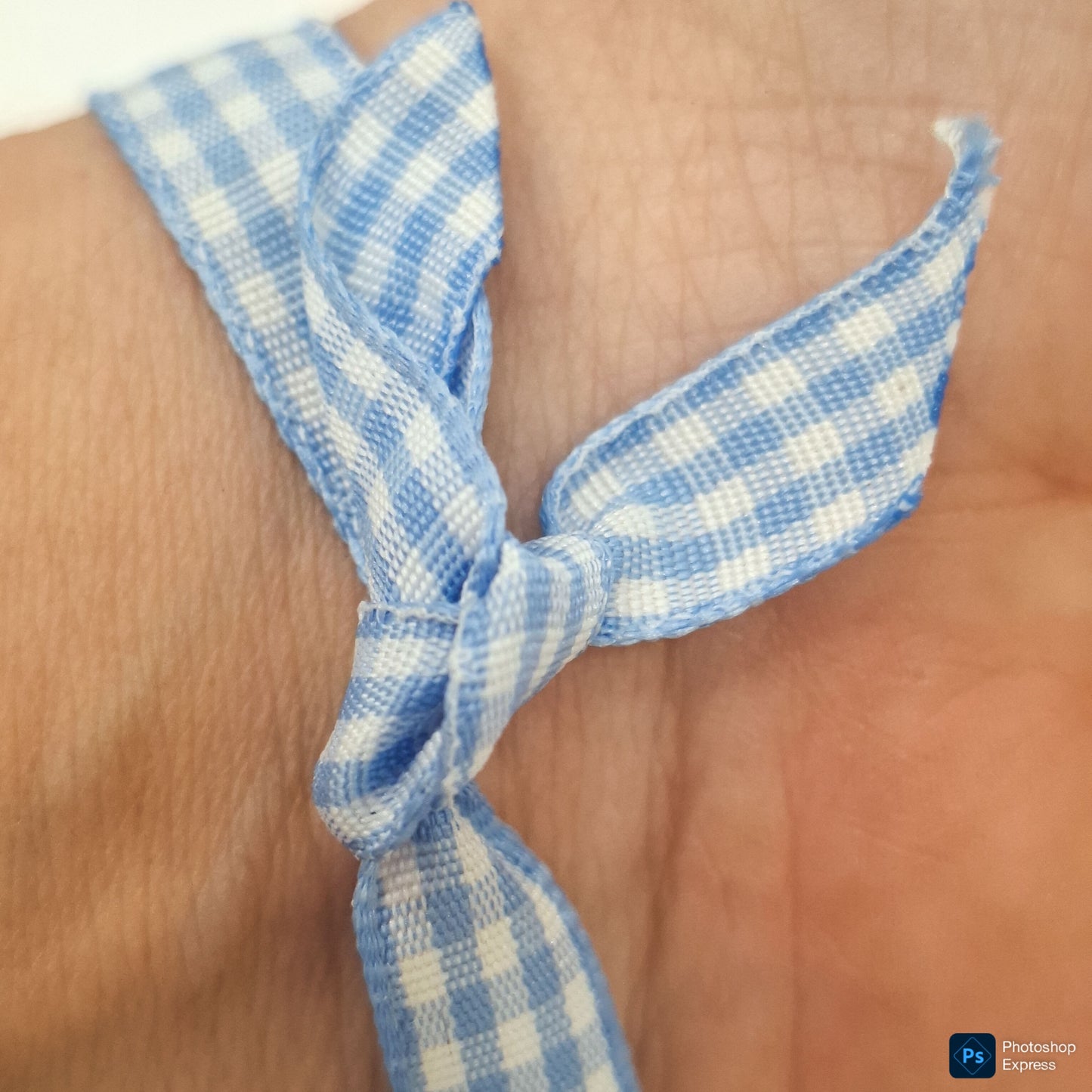 Pulsera cuadro Vichy NIÑA COMUNIÓN
