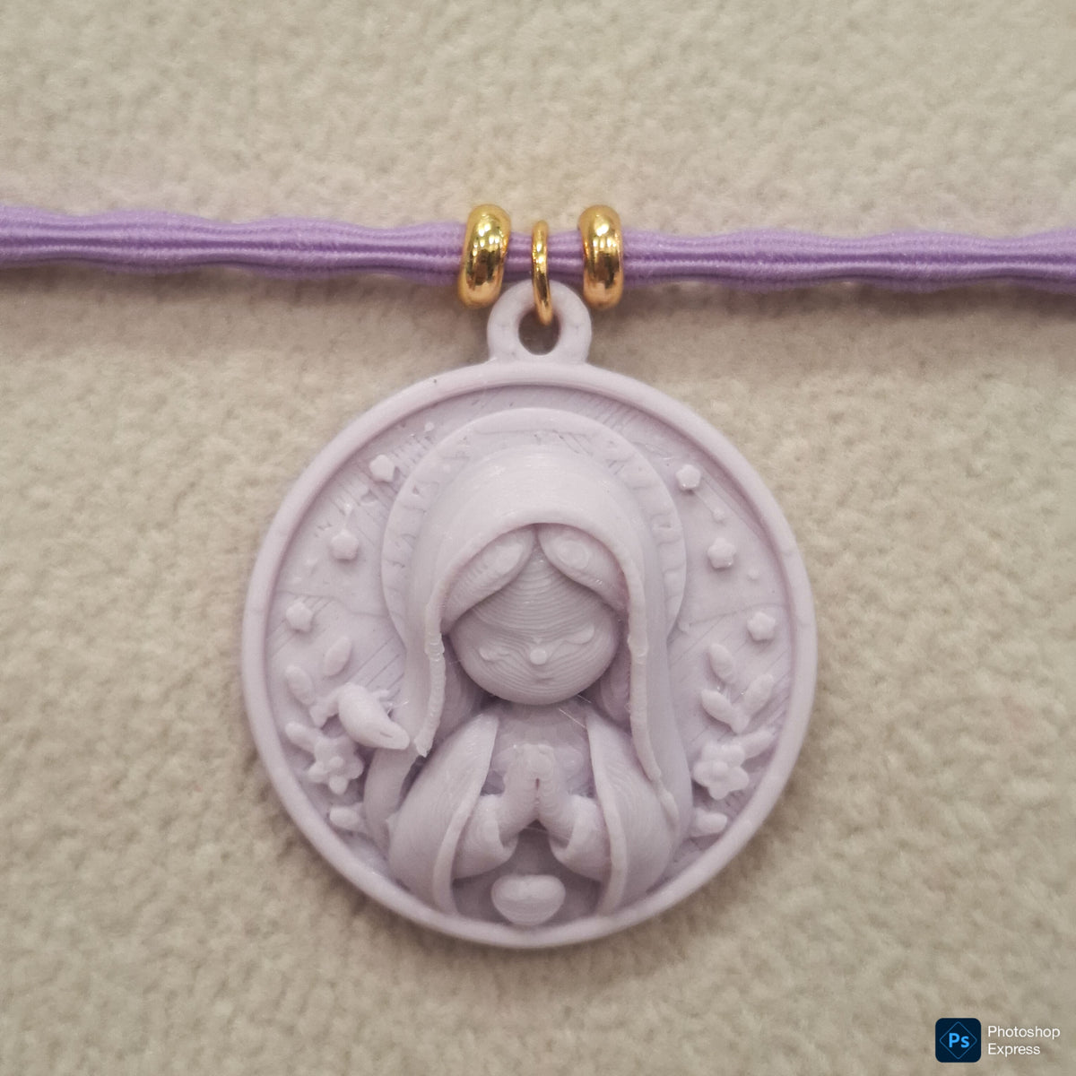 Collar elástico VIRGEN NIÑA