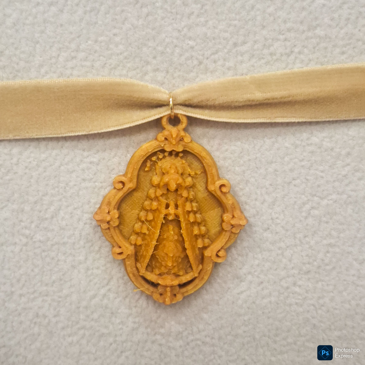 Collar elástico TERCIOPELO VIRGEN DEL ROCÍO