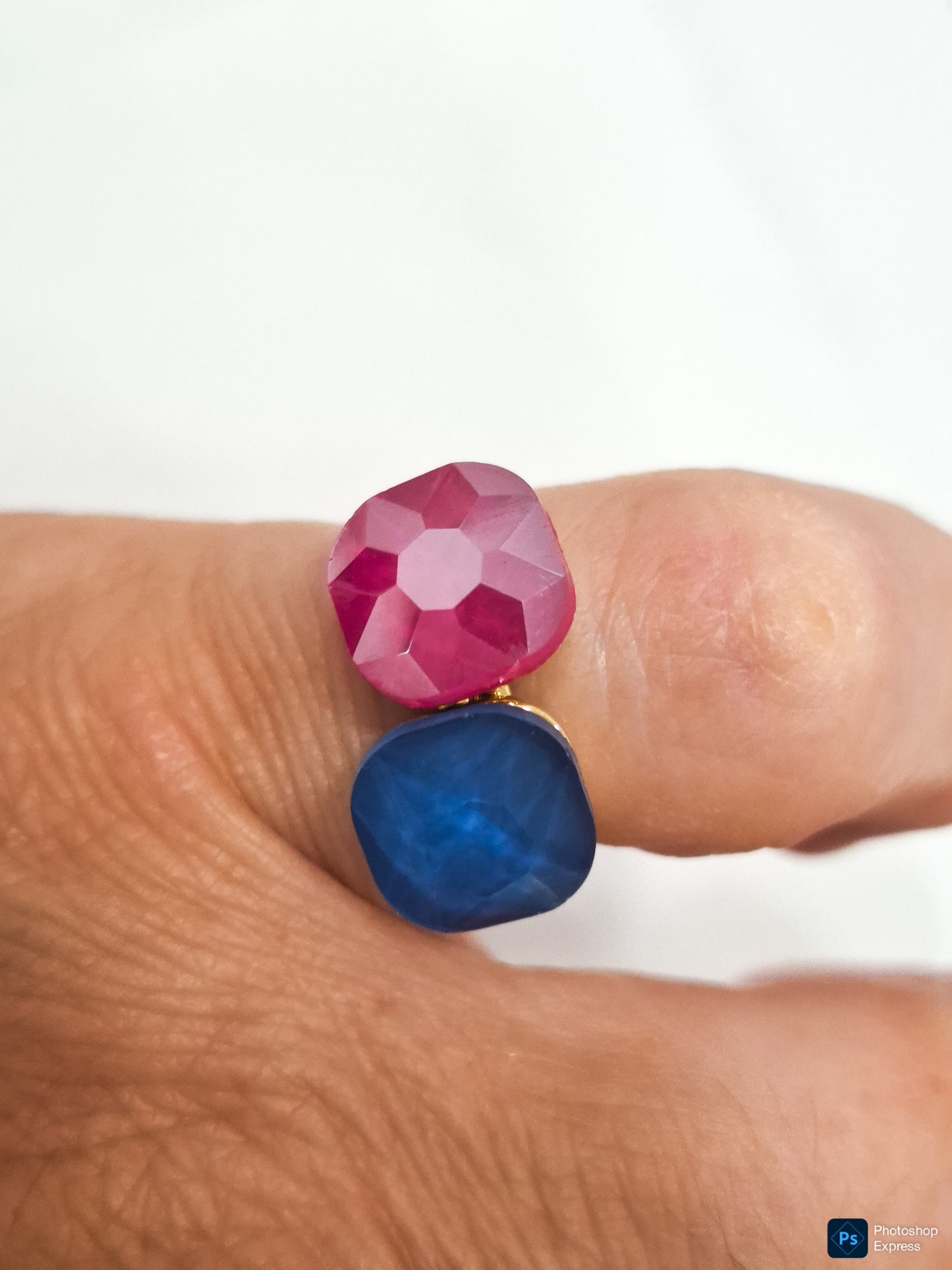 ANILLO POM Azul