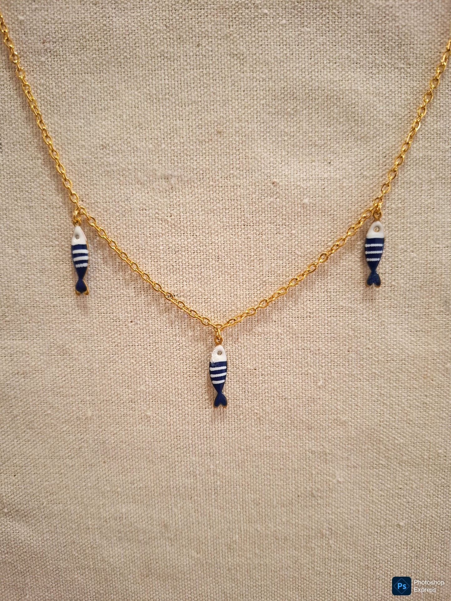Collar acero PECES MARINO
